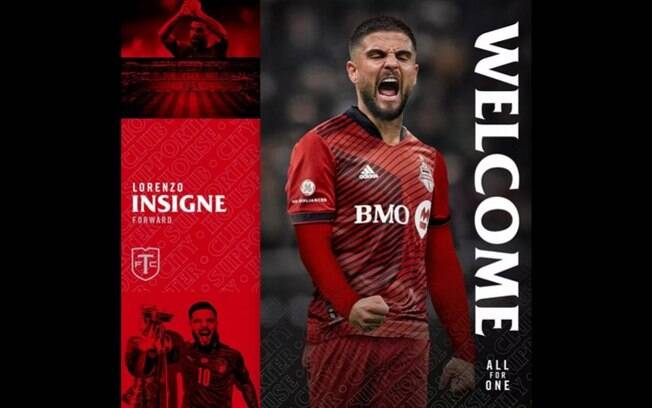 Toronto anuncia contratação de Insigne, que receberá maior salário da história da MLS