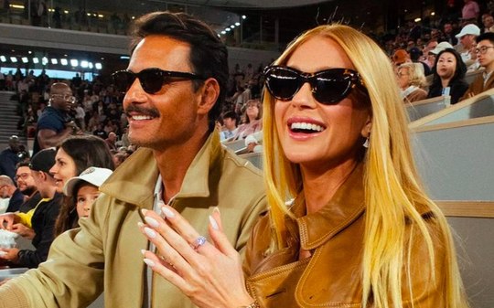 Marina Ruy Barbosa mostra encontro com Rodrigo Santoro em Paris