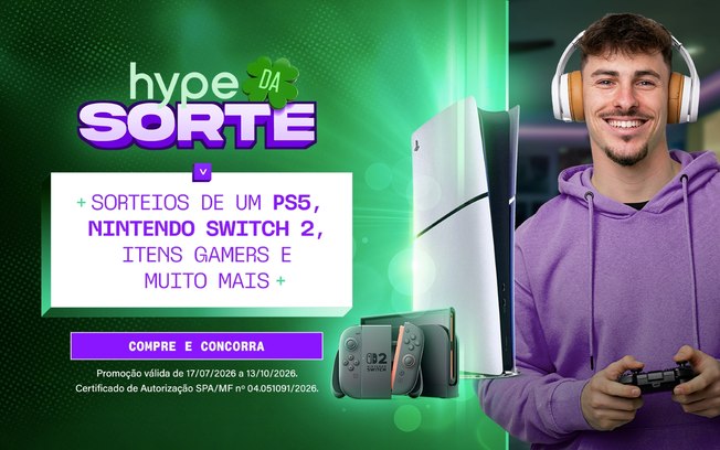Hype Games distribui mais de 800 prêmios em ação para gamers