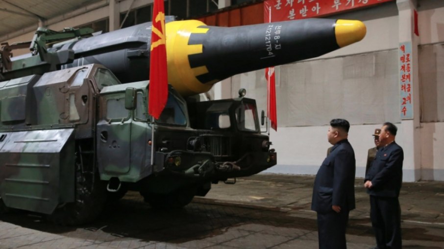Míssil disparado pela Coreia do Norte na última terça-feira (4)