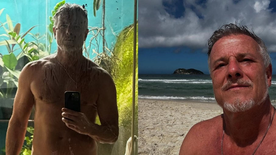 Marcello Novaes exibe corpão em foto