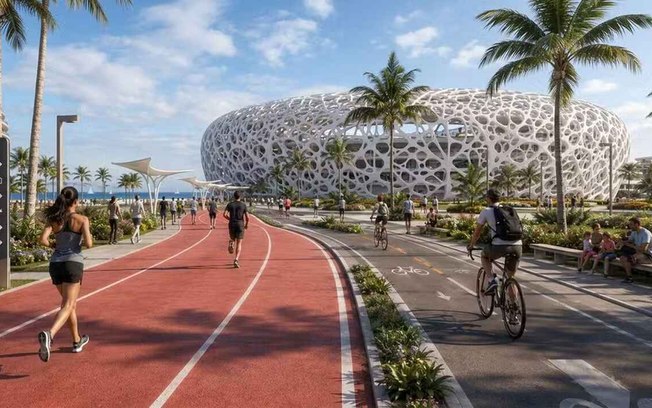 Projeto prevê construção de estádio para 30 mil pessoas Projeto prevê construção de estádio para 30 mil pessoas
