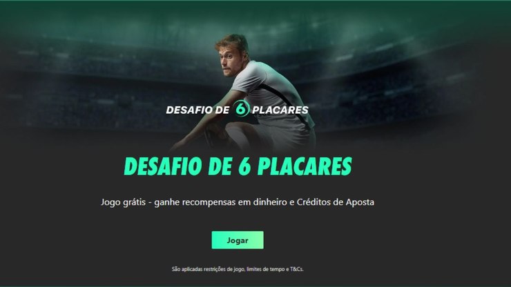 bet365 lança o Desafio de 6 Placares para o Brasileirão