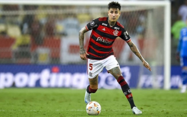 Erick Pulgar vai completar 100 jogos pelo Flamengo