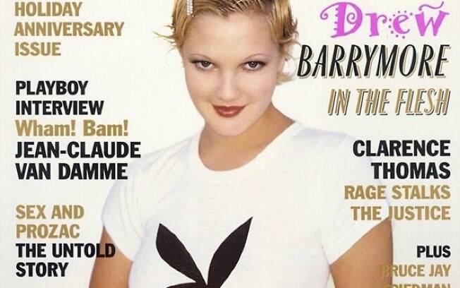 Atrizes que perderam a vergonha e mostraram tudo para a Playboy: Drew Barrymorre