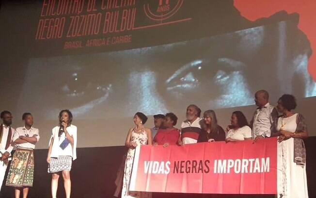 Cinema Negro! Caroline Moraes no Encontro de Cinema Negro Zózimo Bulbul