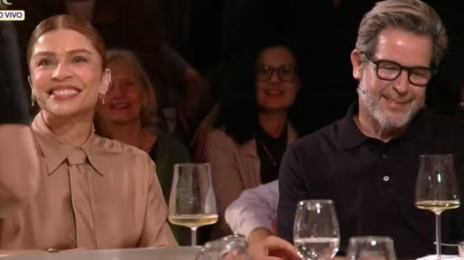 Murilo Benício e Grazi Massafera em programa do GNT