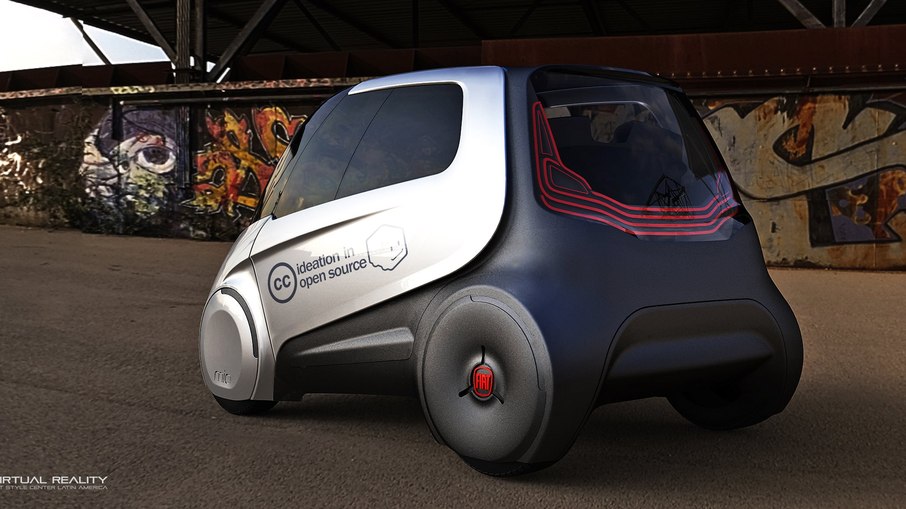 Traseira do Fiat Mio