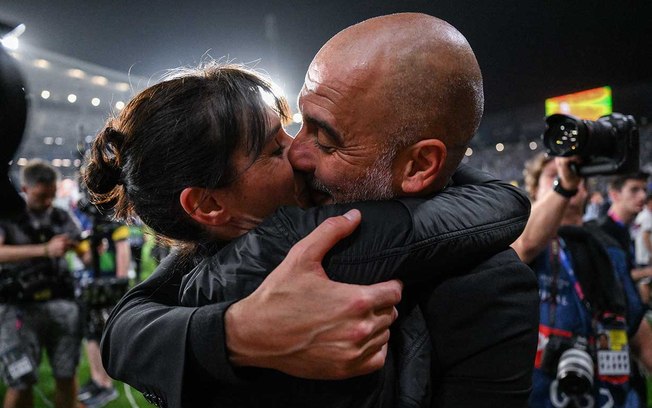 Pep Guardiola e Cristina Serra Pep Guardiola e Cristina Serra
