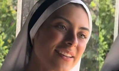 Freira de beleza rara viraliza e gera debate sobre religiosidade