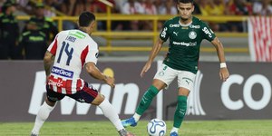 Palmeiras tenta virada, mas fica só no empate com Barranquilla