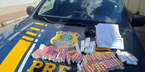 PRF apreende transporte ilegal de medicamentos na Dutra