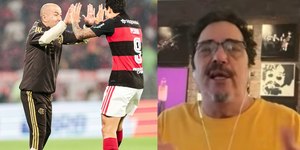 Casagrande critica e vê Flamengo “longe” do Palmeiras por título