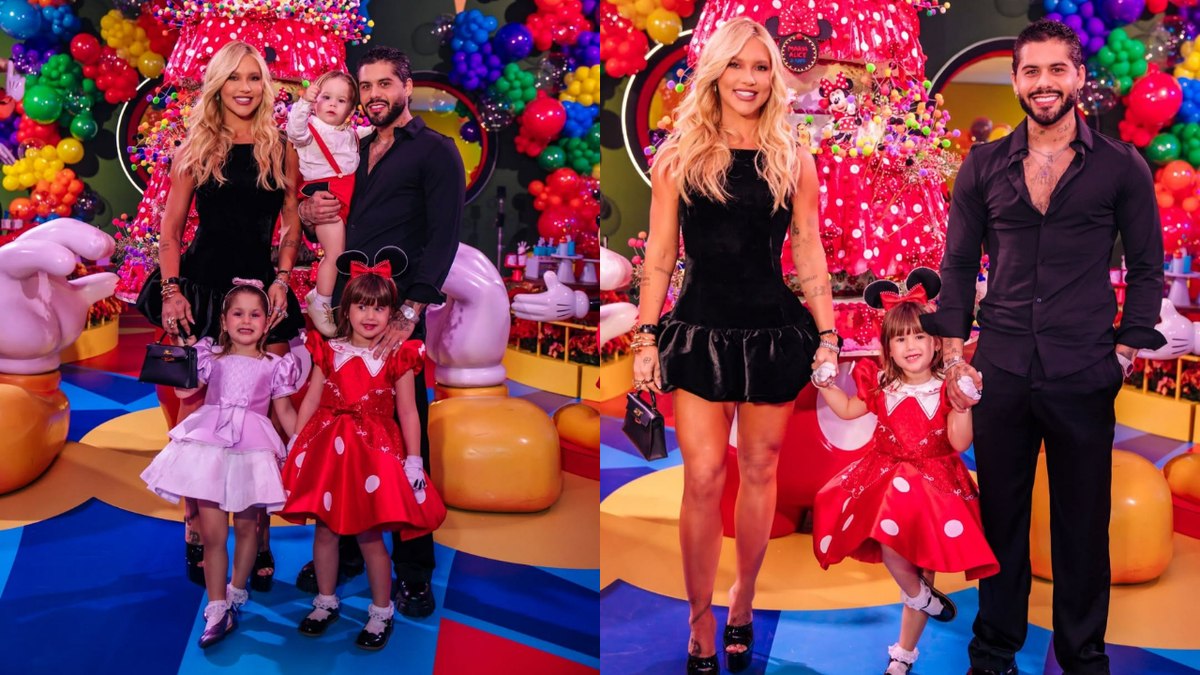 Virginia, Zé Felipe e filhos Virginia, Zé Felipe e filhos