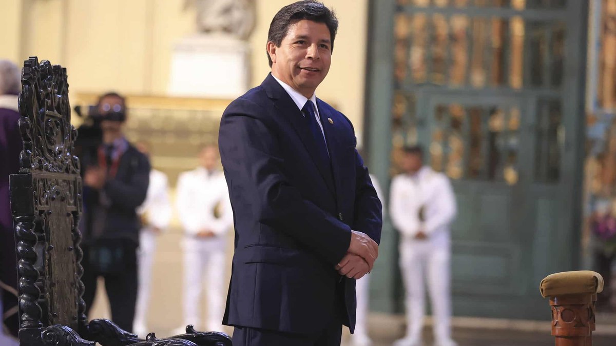 Supremo peruano determina prisão preventiva de Castillo por 7 dias