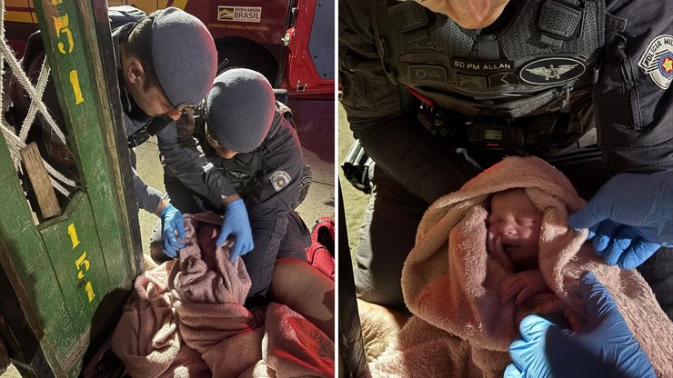 Bebê nasce sob viaduto em SP e PMs fazem parto de emergência