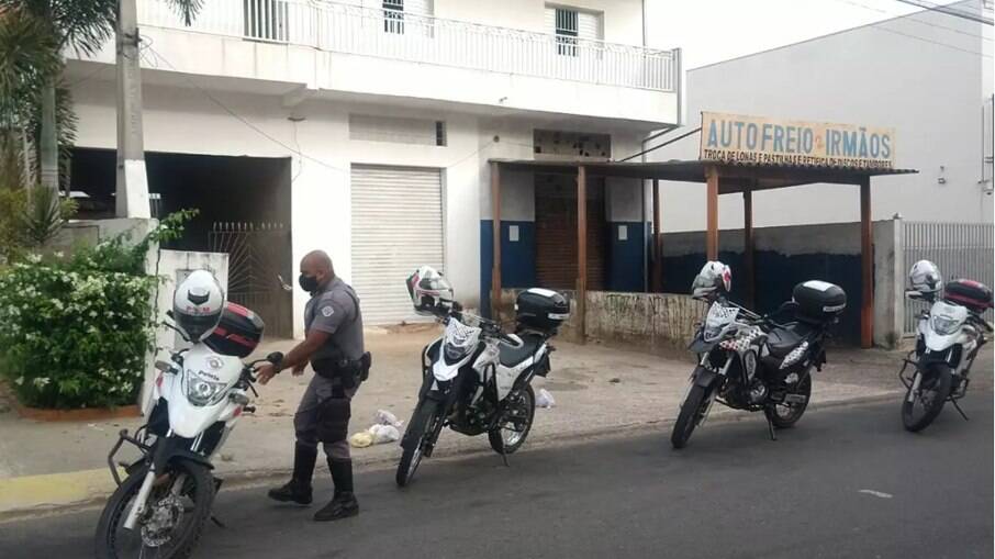 Polícia Militar foi até o local onde o crime aconteceu, em Campinas.