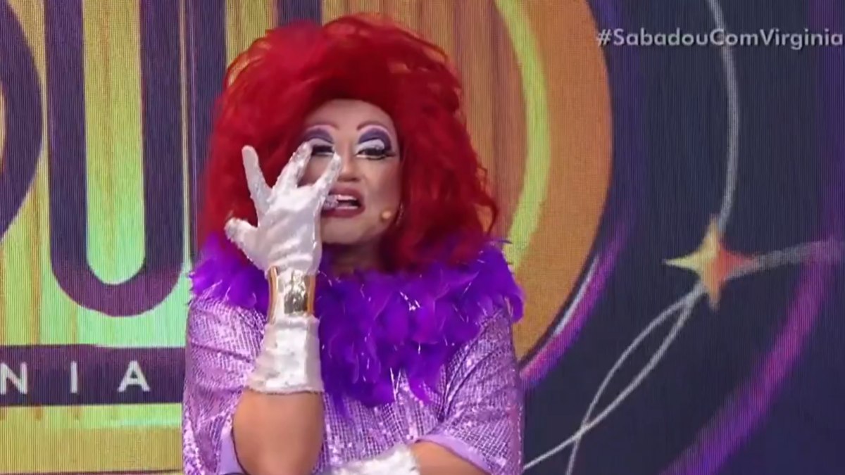 Geraldo Luís se fantasia de Drag no Sabadou com Virginia