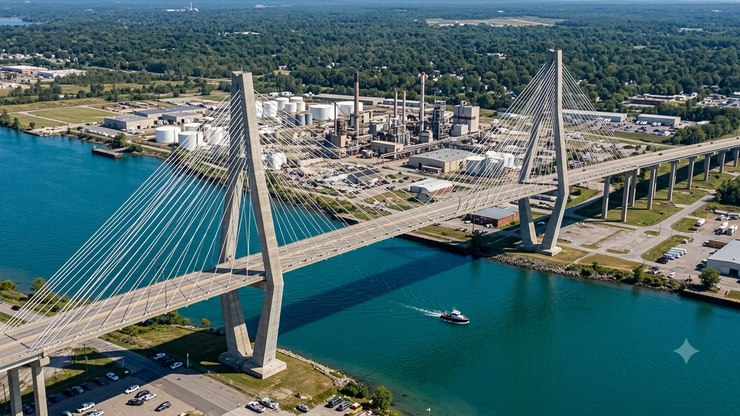 Canadá suspende inauguração de ponte  após tarifas de Trump