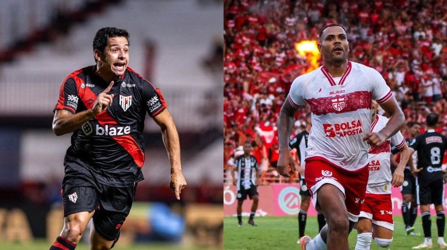 Guilherme Marques e Mikael são os artilheiros de Atlético-GO e CRB
