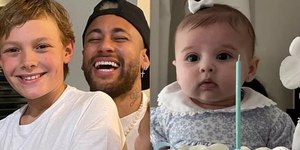 Carol Dantas publica foto inédita de Davi com Helena, filha caçula de Neymar