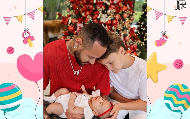 Neymar é pai de Maeve e Davi Lucca