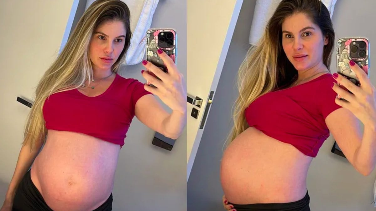 Bárbara Evans está grávida de gêmeos