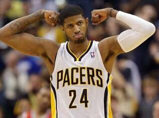 Paul George brilhou pelo Pacers Paul George brilhou pelo Pacers