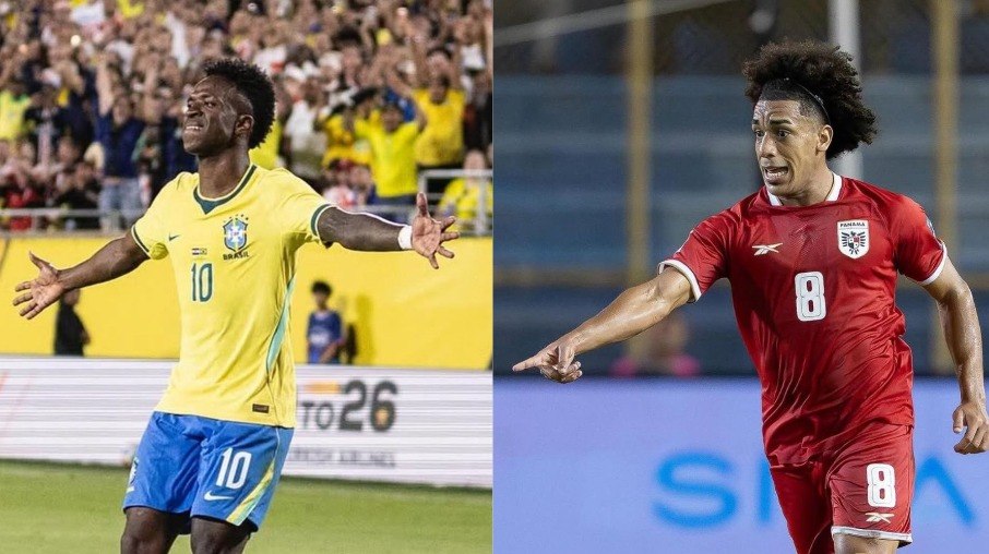 Vini Jr e Carrasquilla se enfrentam em Brasil x Panamá