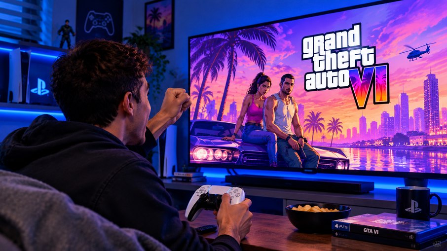 GTA 6 pode fazer 1,5 milhão de americanos faltarem ao trabalho e gerar impacto de US$ 1 bilhão na economia GTA 6 pode fazer 1,5 milhão de americanos faltarem ao trabalho e gerar impacto de US$ 1 bilhão na economia
