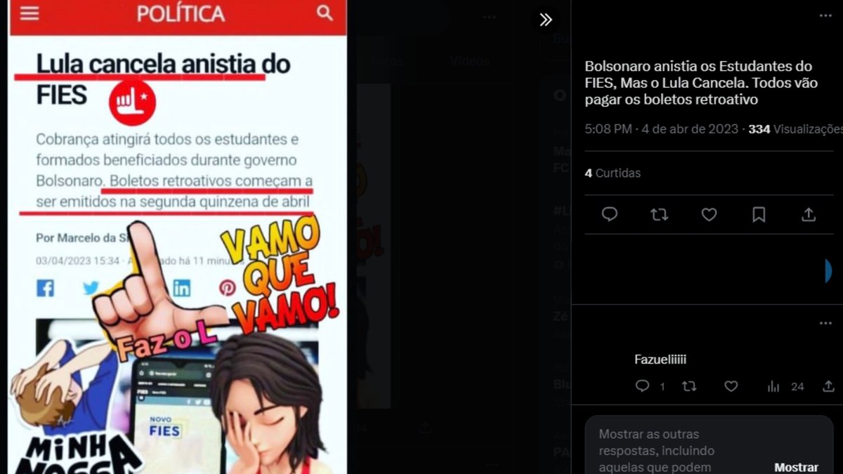 Imagem que viralizou nas redes sociais trata-se de uma montagem 