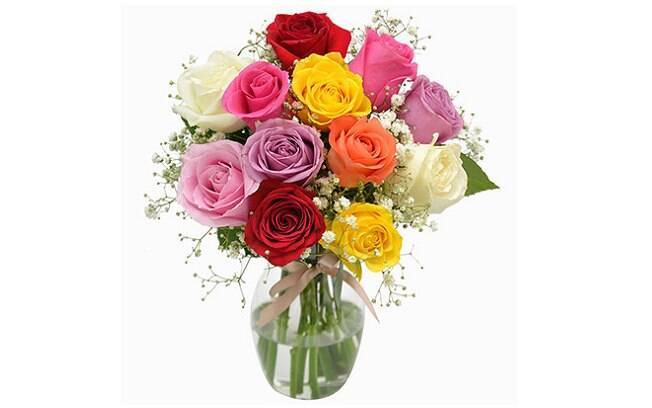 Elegância das Rosas Coloridas; Por: R$ 159,90 em até 3x de R$ 53,30