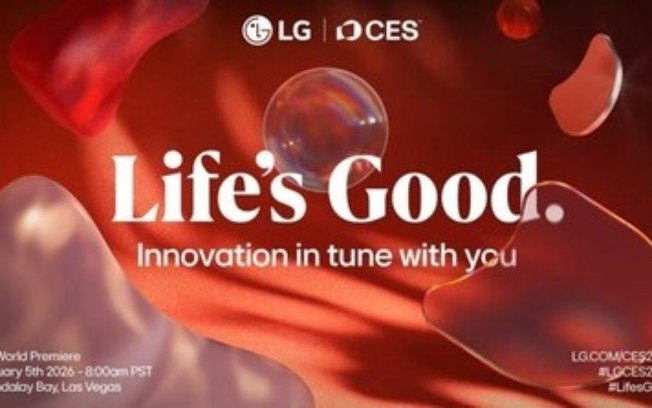 LG traz ao Brasil a experiência da CES 2026 com o tema 'Inovação em sintonia com você'