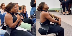Jojo Todynho faz simulado de juri durante curso de Direito no RJ
