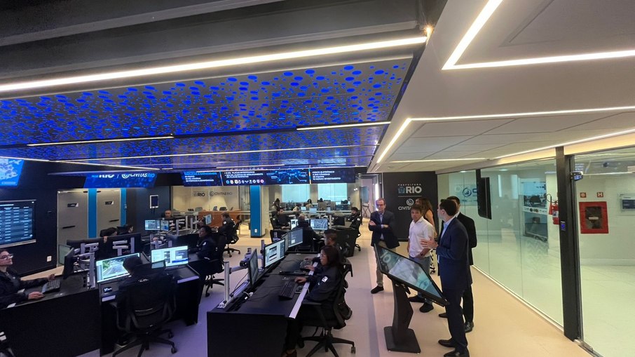 Sala de operações da Civitas Sala de operações da Civitas