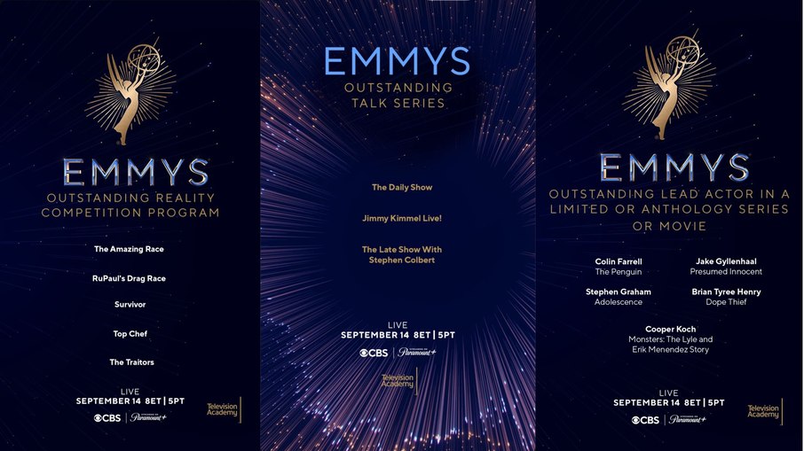 Emmy 2025: veja a lista completa de indicados à premiação Emmy 2025: veja a lista completa de indicados à premiação