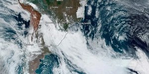 Ciclone derruba temperaturas no início da primavera