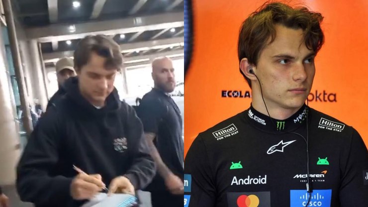 Candidato ao título da F1, Oscar Piastri chega ao Brasil