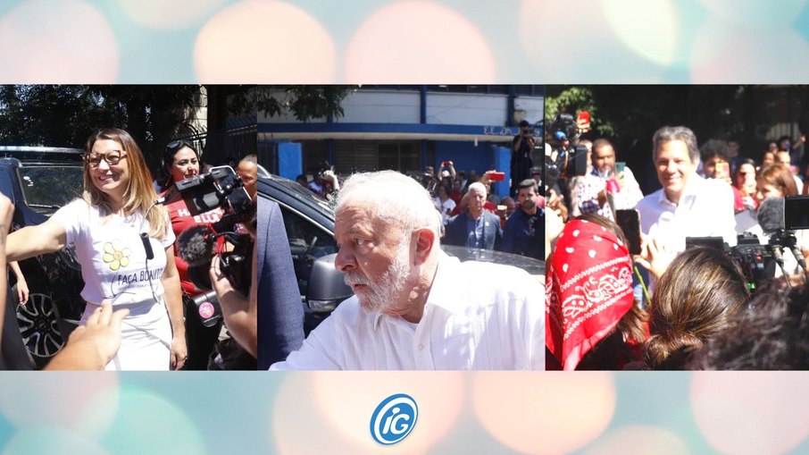 Lula chega a São Bernardo acompanhado por Janja e Haddad / 30.10.2022