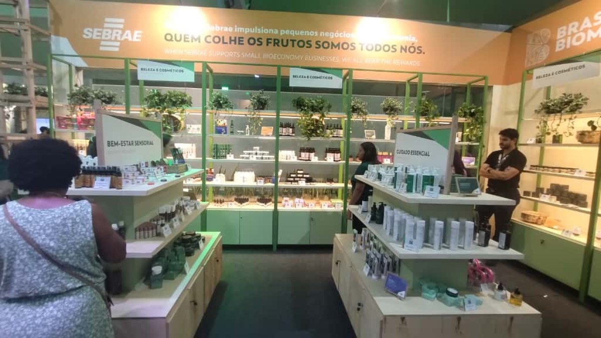 Stand Brasil Biomarket. Stand Brasil Biomarket.