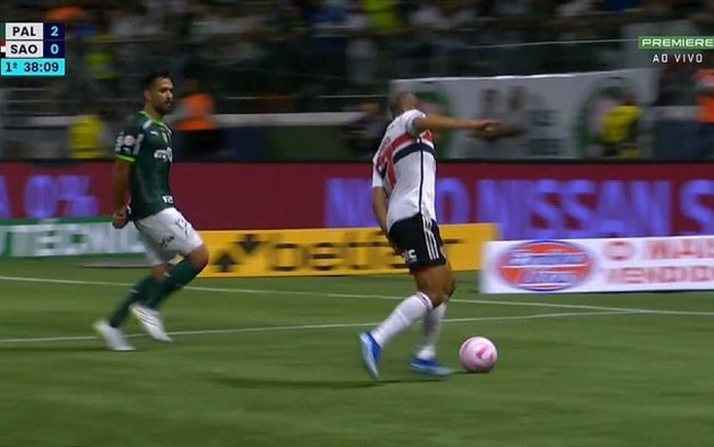 Lucas se lesionou durante clássico contra o Palmeiras