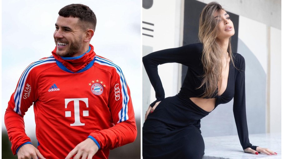 Lucas Hernández e Cristina Buccino