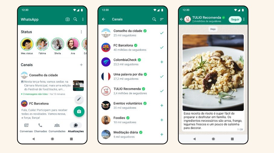 WhatsApp lança Canais