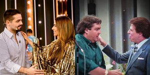 João Silva e Patricia Abravanel recriam foto histórica dos pais