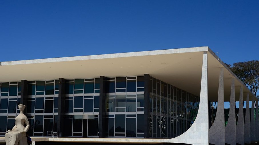 Fachada do prédio do STF, em Brasília