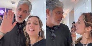 Ex-BBB Samira comete gafe com Bonner em visita à Globo: "Corta"
