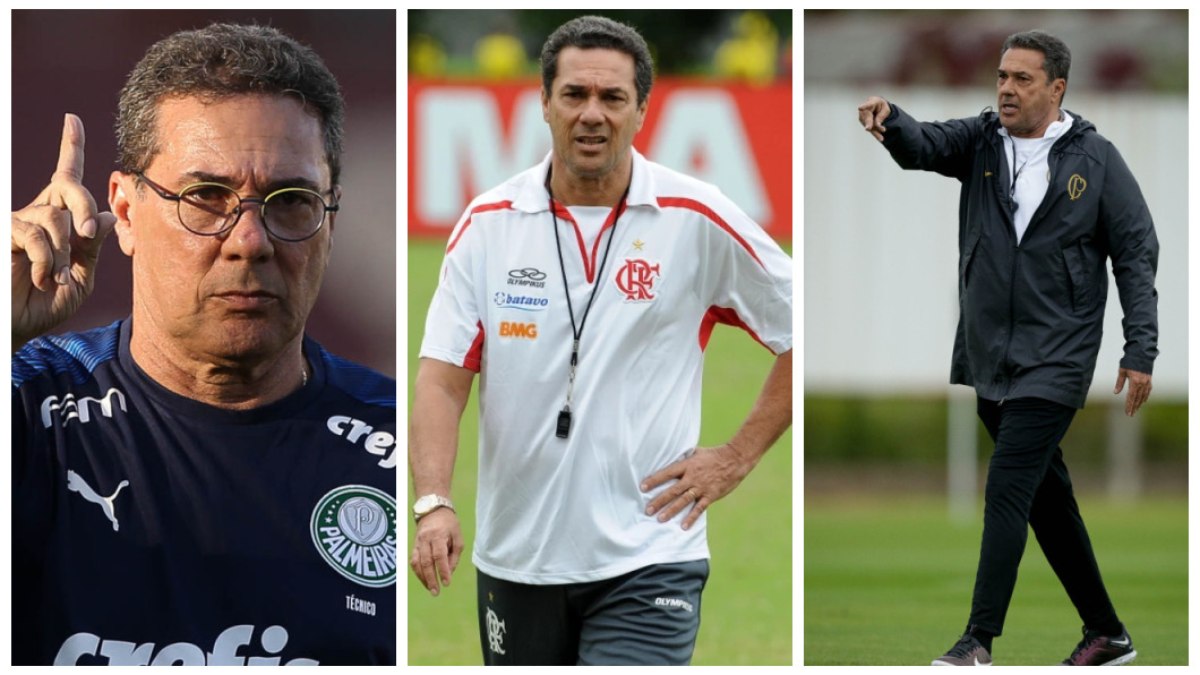 Vanderlei Luxemburgo em passagens por Palmeiras, Flamengo e Corinthians