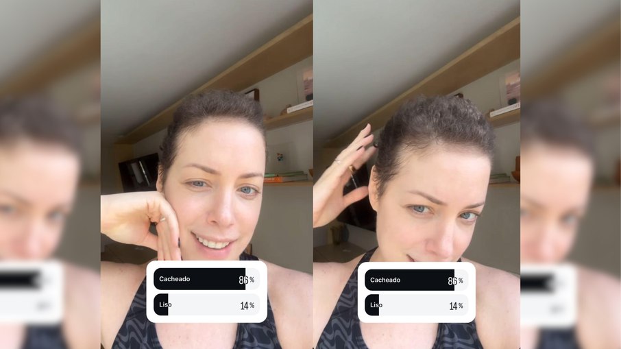 Fabiana Justus compartilhou um vídeo em que mostra a evolução do crescimento de seu cabelo 