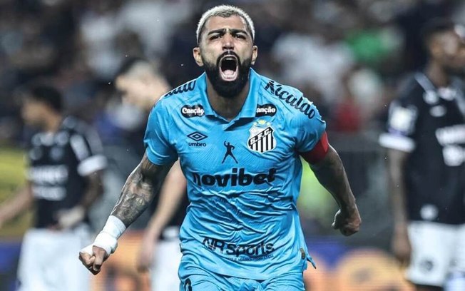 Gabigol fez o gol contra o Remo que deu a quarta vitória consecutiva ao Santos no Brasileirão