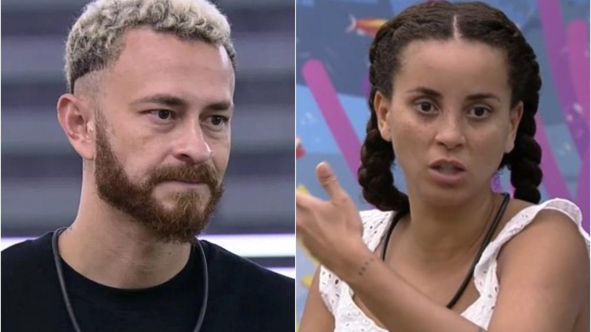 Fred Bruno e Domitila no BBB 23